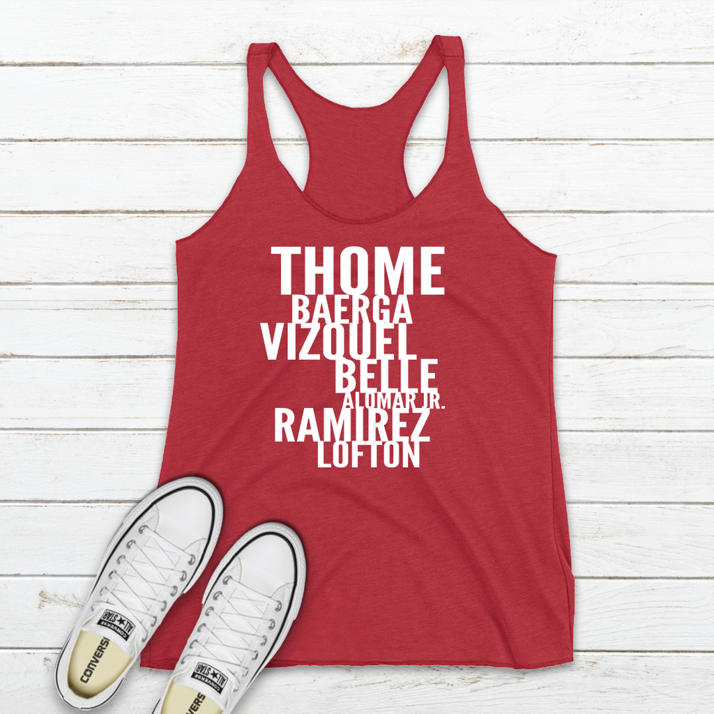 1995 Cleveland Flashback - Ladies Racerback Tank - Mistakes on the Lake