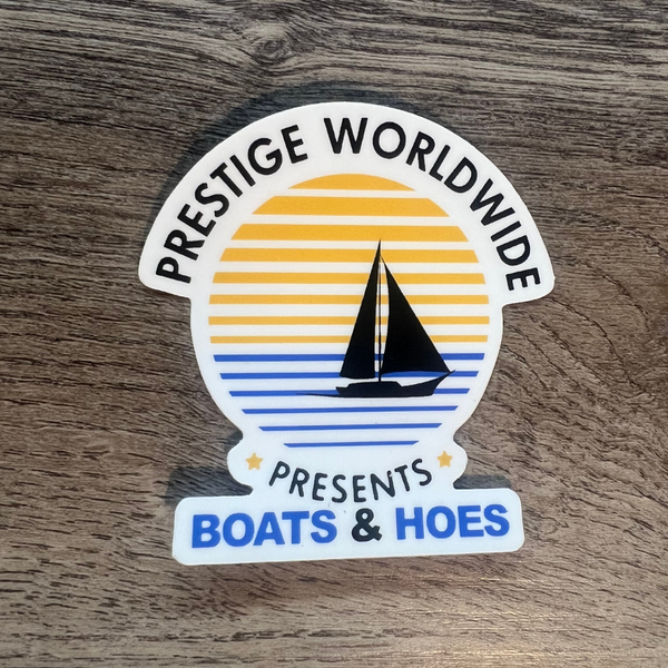 Prestige Worldwide Flag – Boats And Hoes Banner 3x5ft, 150D Premium Polyester, NEW