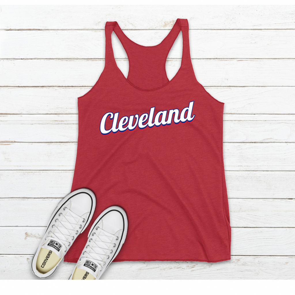 Vintage Cleveland Tank - Red, white & blue - Mistakes on the Lake