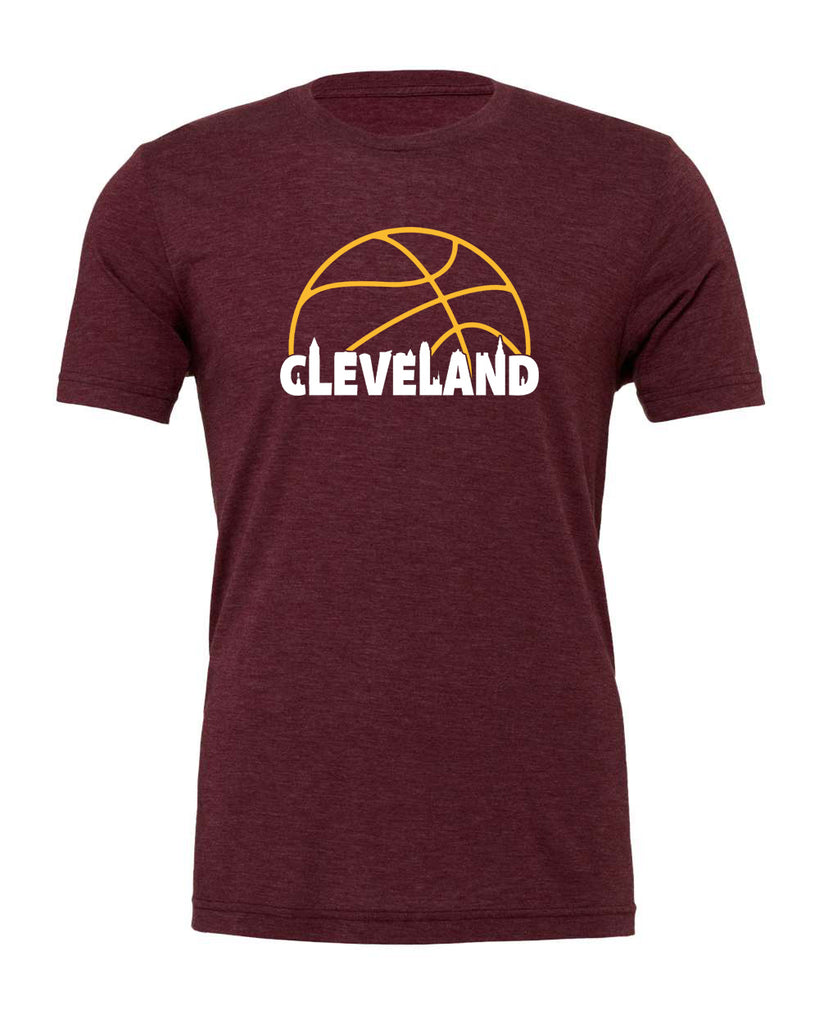 Cleveland Basketball Skyline Tee - Mistakes on the Lake