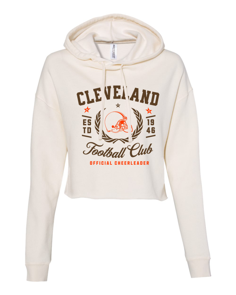 Official Cheerleader Cropped Hoodie - VBM - Mistakes on the Lake