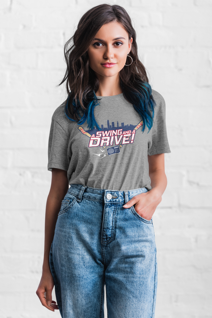 A Swing and a Drive Unisex Tee - Mistakes on the Lake