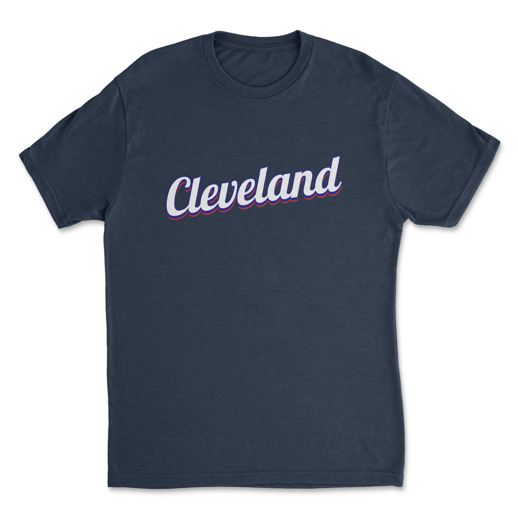 Vintage Cleveland Tee - Red white & blue - Mistakes on the Lake