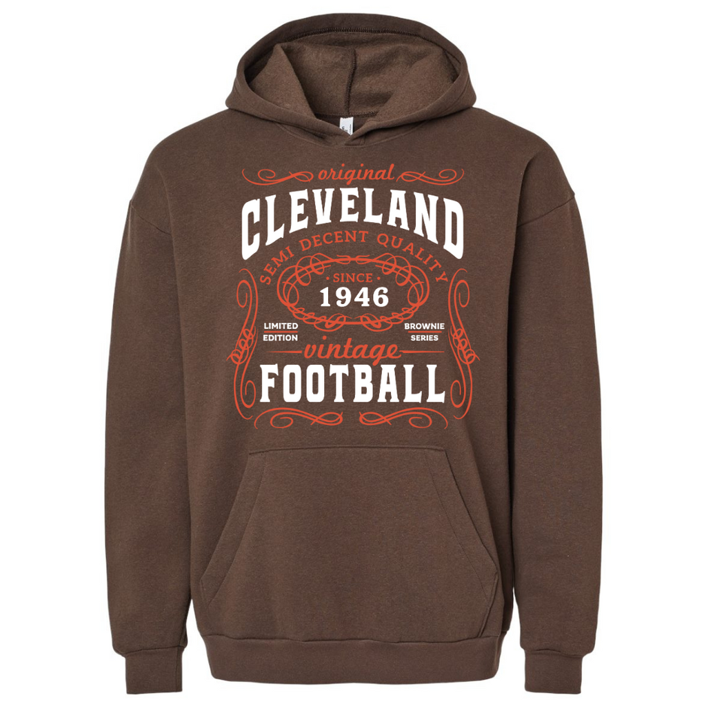Original Cleveland Football Hooded Sweatshirt - VBM - Mistakes on the Lake