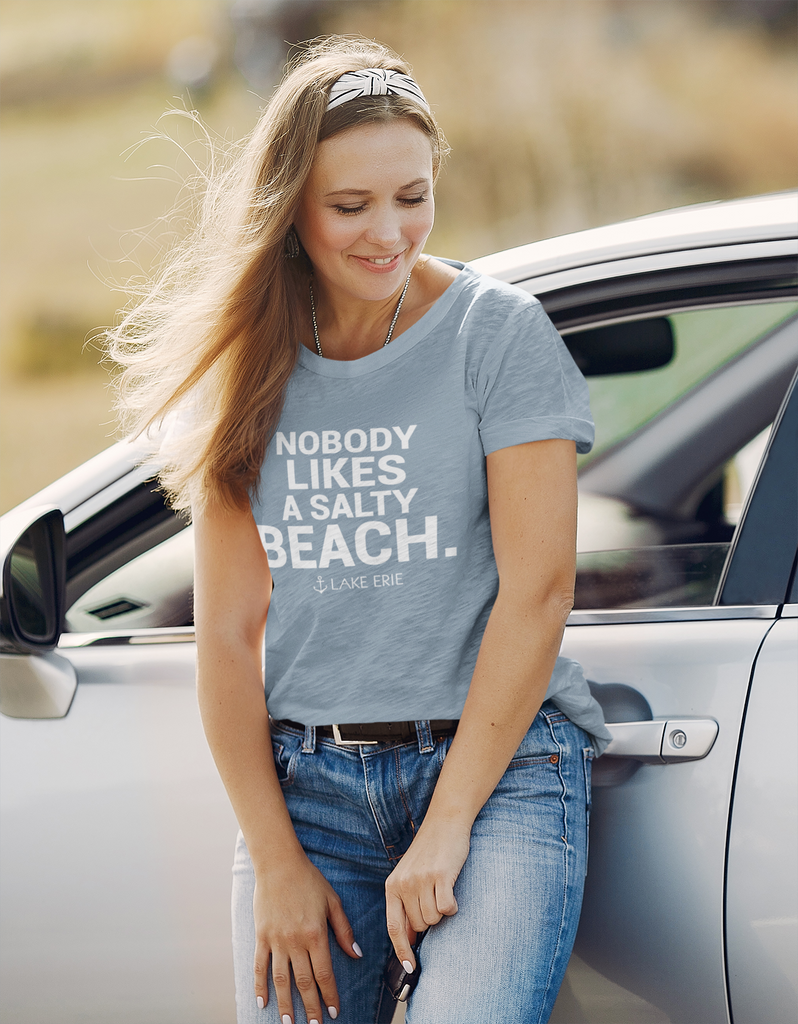 Nobody Likes a Salty Beach - Lake Erie Tee - Mistakes on the Lake