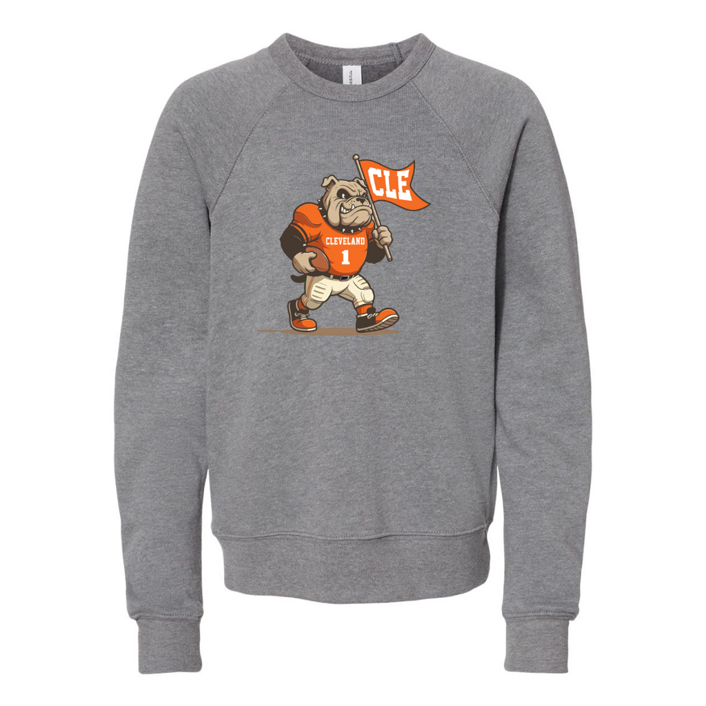 Children's Cleveland Dawg Fleece Crewneck Sweatshirt - Mistakes on the Lake