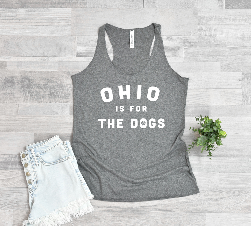 Ohio is for The Dogs Ladies Tank - Mistakes on the Lake