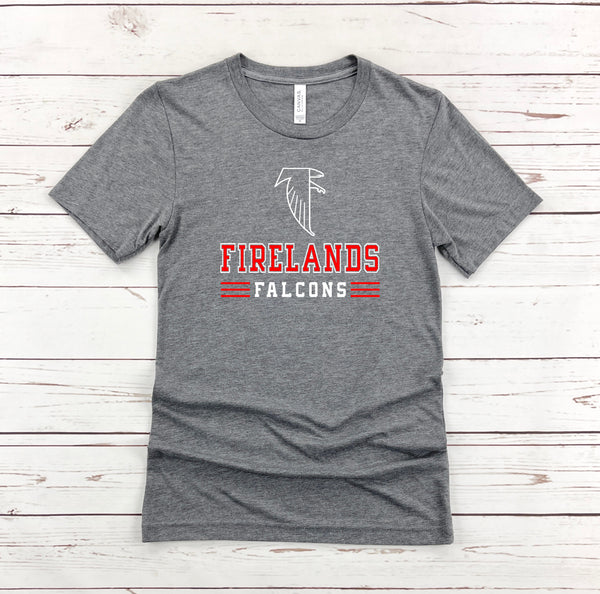 Firelands Falcons Retro T shirt