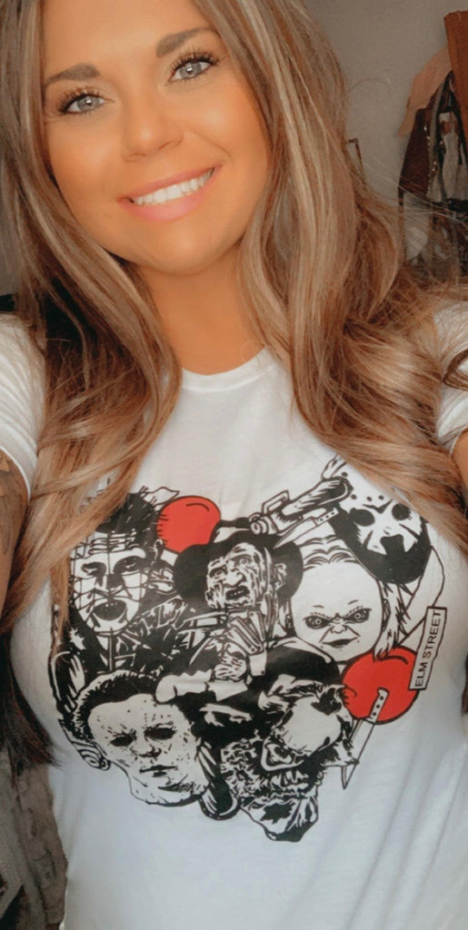 Ohio Horror Characters - Unisex Tee - Mistakes on the Lake