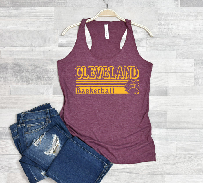 CLE Basketball Ladies Flowy Tank - Mistakes on the Lake