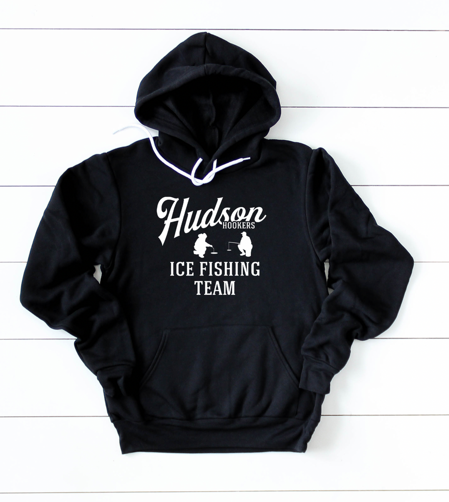 Hudson Hookers Ice Fishing Team Hoodie - Mistakes on the Lake