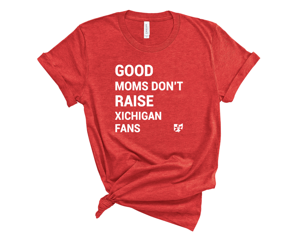 Good Moms Don't Raise Michigan Fans Unisex Tee - Mistakes on the Lake