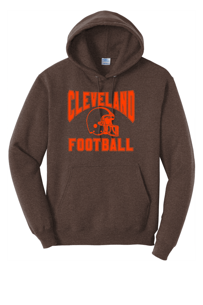 Cleveland Football Hooded Sweatshirt - Mistakes on the Lake