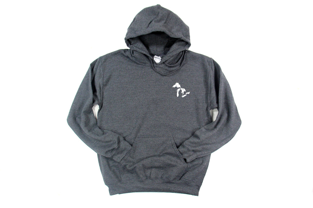 Great Lakes Compass Front & Back Hoodie - Mistakes on the Lake