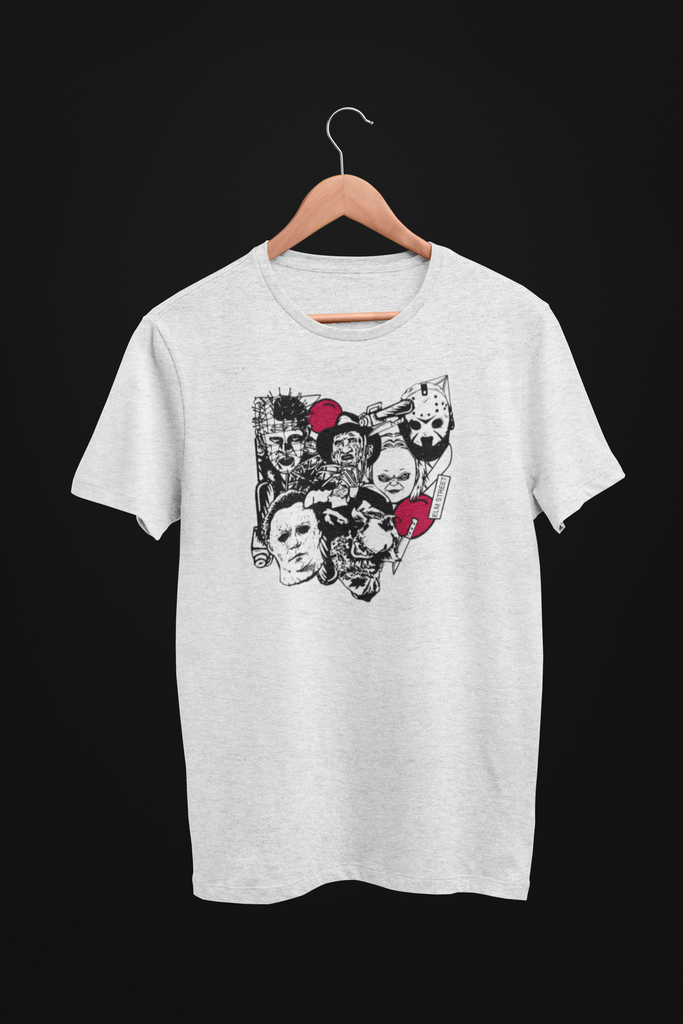 Ohio Horror Characters - Unisex Tee - Mistakes on the Lake