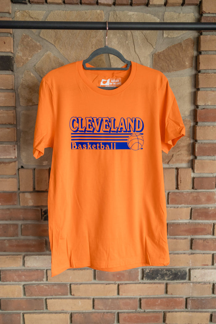 CLE Basketball Tee - Throwback - Mistakes on the Lake