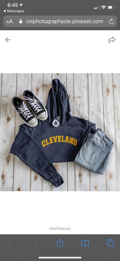 Cleveland Vintage Jersey Hoodie - Mistakes on the Lake