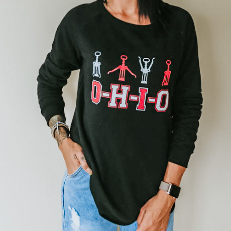 Ohio wine women’s sweatshirt - Mistakes on the Lake