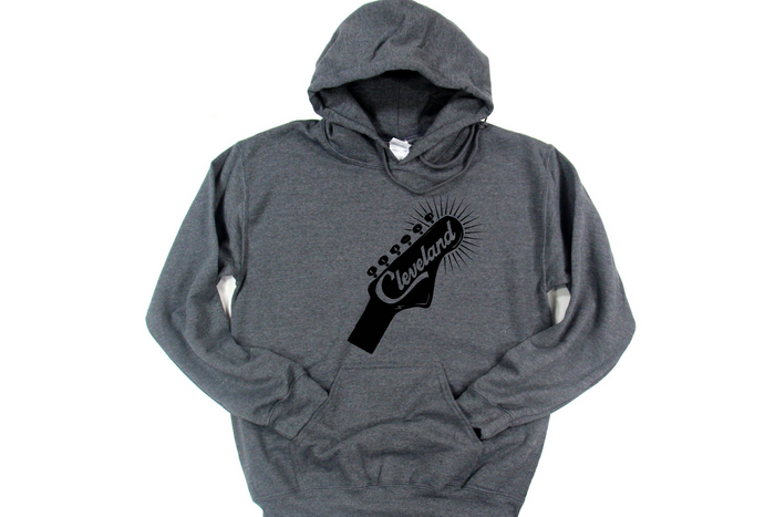 Cleveland Guitar Hoodie - Mistakes on the Lake
