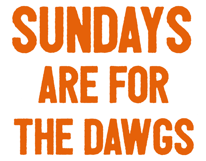 Sundays are for the Dawgs Sticker - Mistakes on the Lake