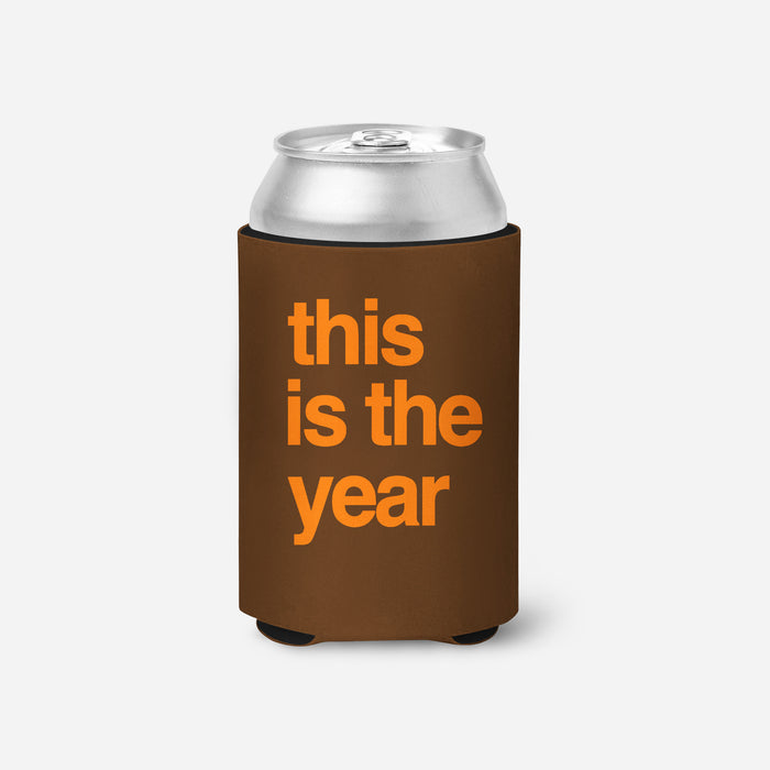 This is the Year Koozie - Brown - Mistakes on the Lake
