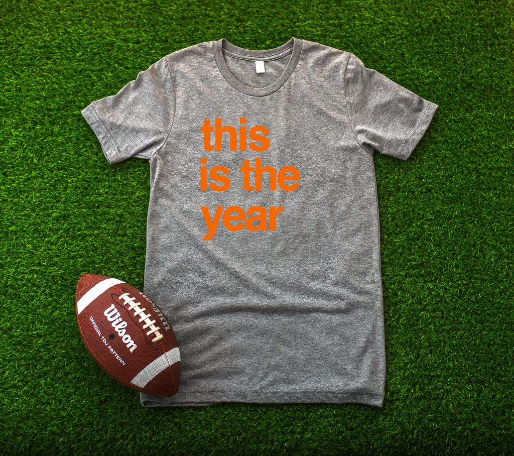 This is the Year - Orange & Brown - Unisex Tee - Mistakes on the Lake