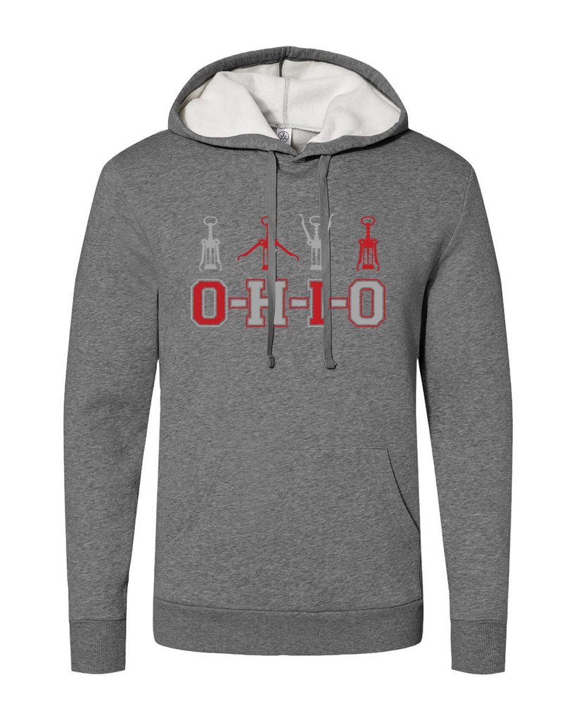 Ohio Wine Corkscrew Hoodie - Mistakes on the Lake