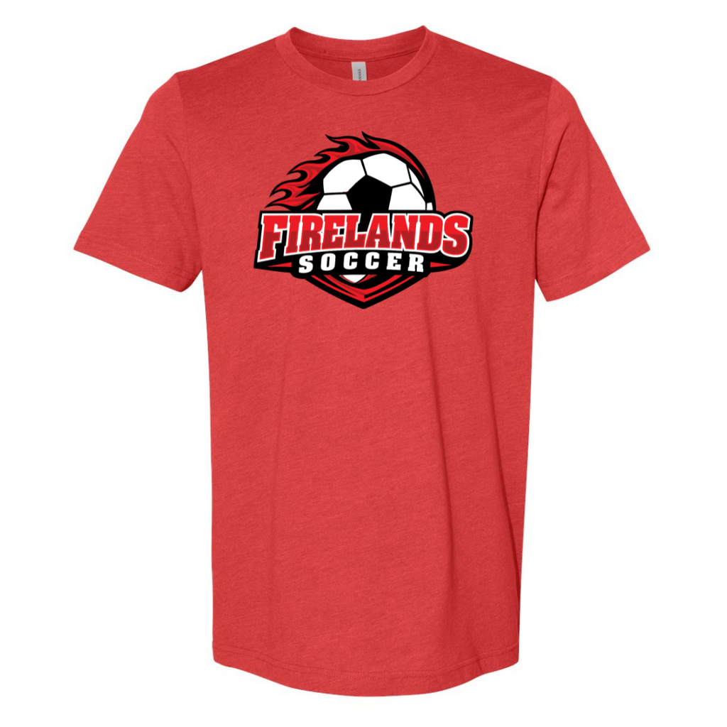 Firelands Falcons Soccer Fireball Shirt