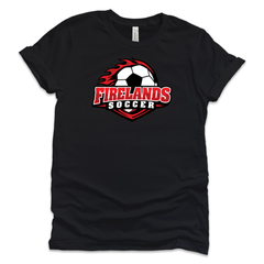 Firelands Falcons Soccer Fireball Shirt