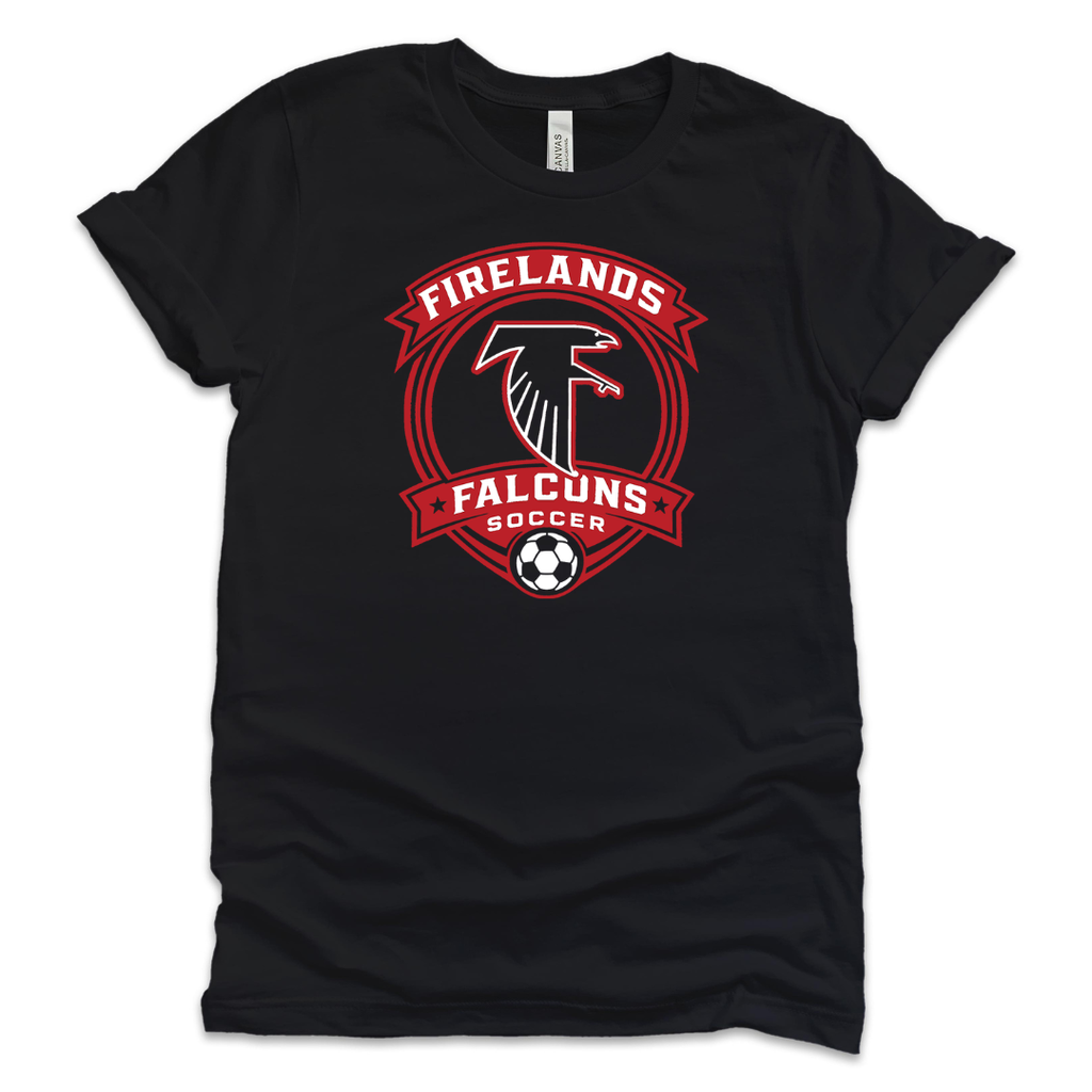 Firelands Falcons Soccer Badge Shirt