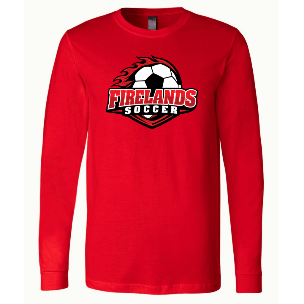 Firelands Falcons Soccer Fireball Shirt