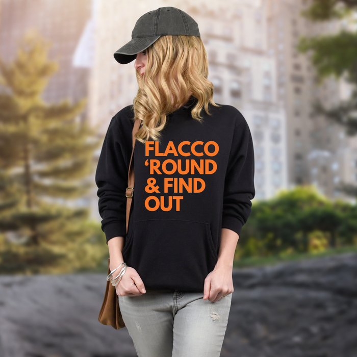 Flacco ‘Round and Find out Crewneck Sweatshirt - Mistakes on the Lake