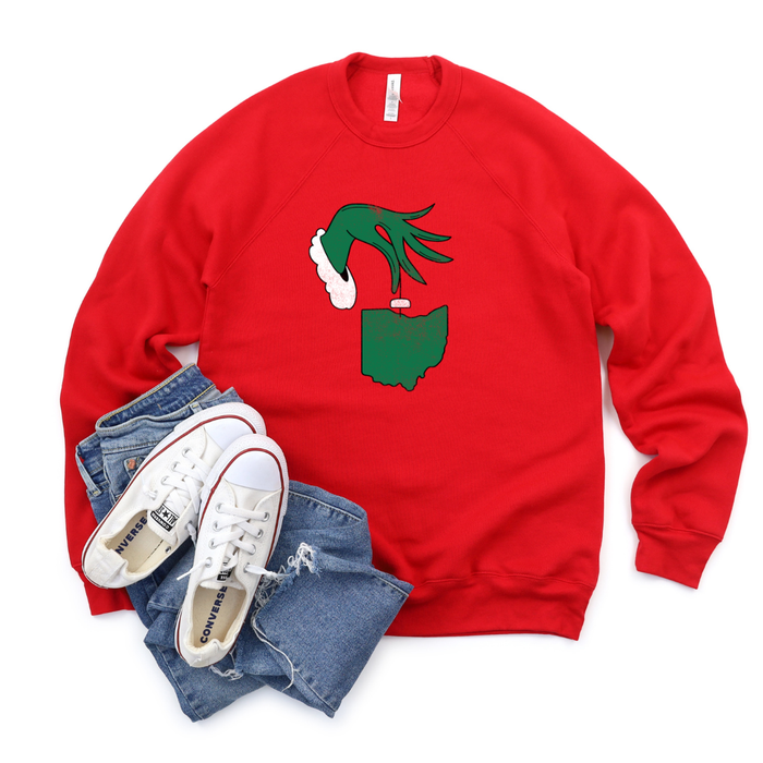 Gr*nch Ohio Unisex Crewneck Sweatshirt - Mistakes on the Lake