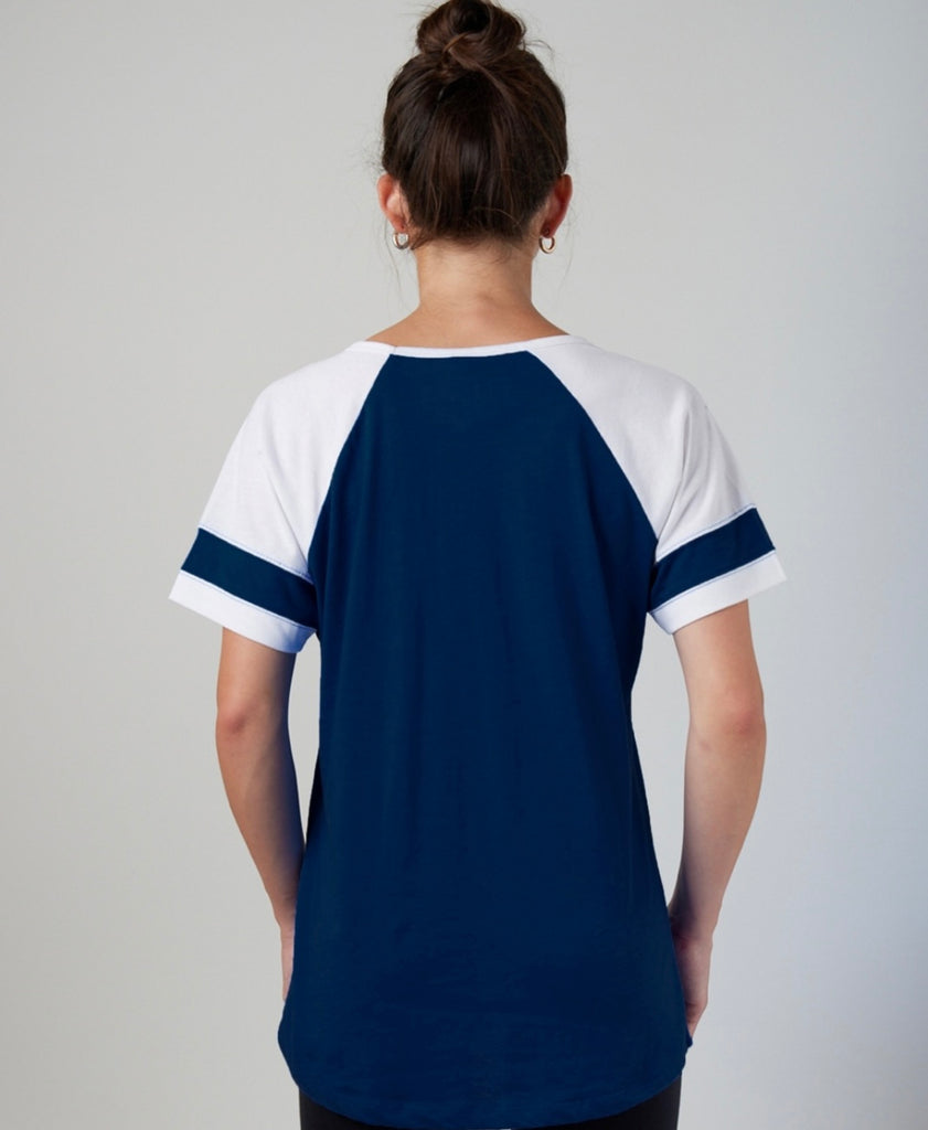 Cleveland Baseball Doodle - Ladies Varsity  Tee