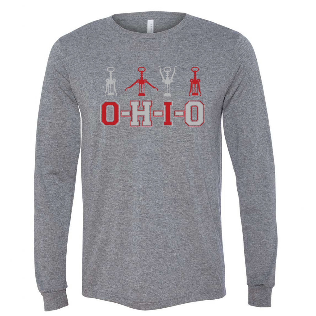 Ohio Wine Corkscrew Tee