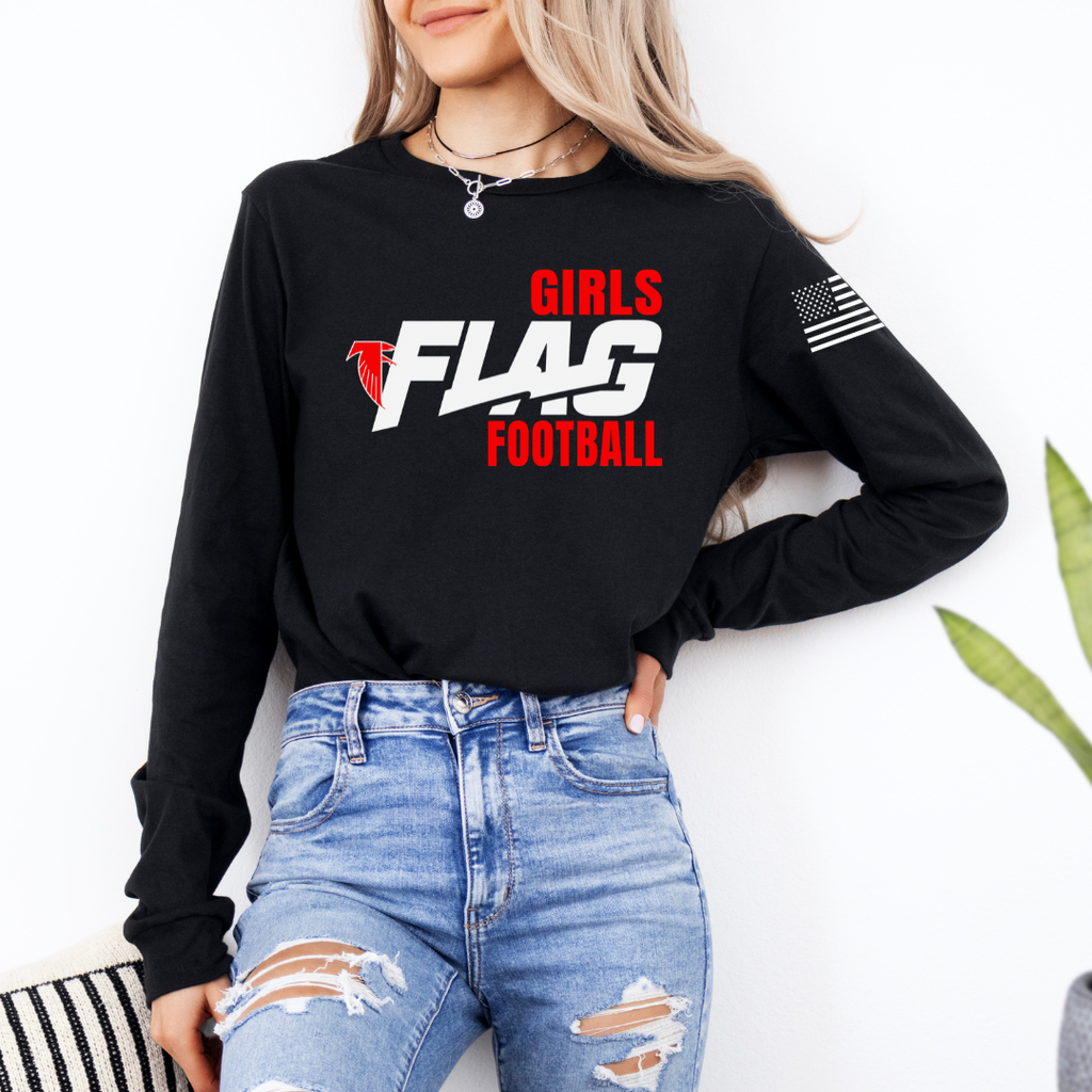 Firelands Falcons Girls Flag Football Tee