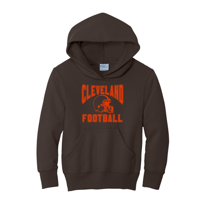 YOUTH CLEVELAND FOOTBALL HOODIE - Mistakes on the Lake