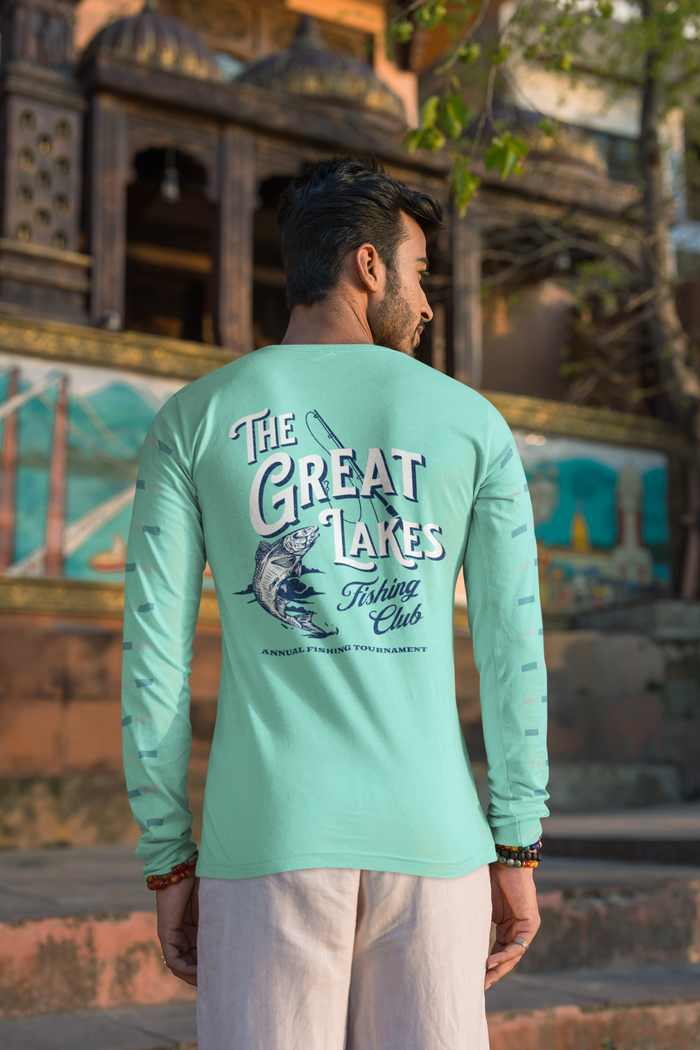 Great Lakes Fishing SPF Long Sleeve Performance Tee - VBM - Mistakes on the Lake