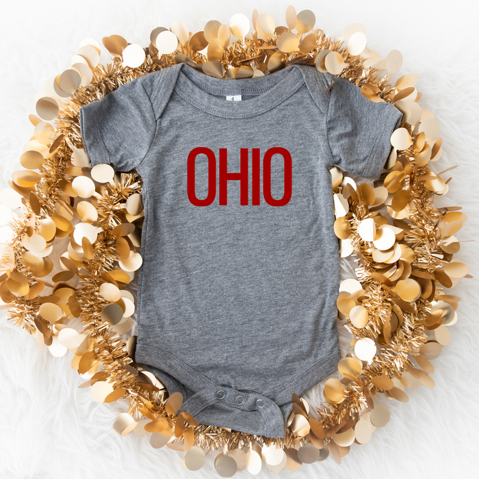 Block Ohio Baby Onesie