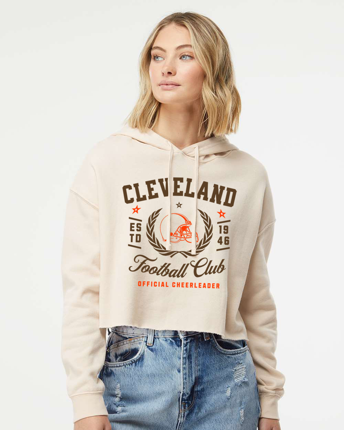 Official Cheerleader Cropped Hoodie