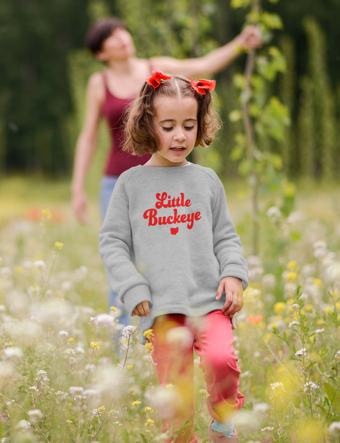 Little Buckeye Fleece Crewneck Sweatshirt