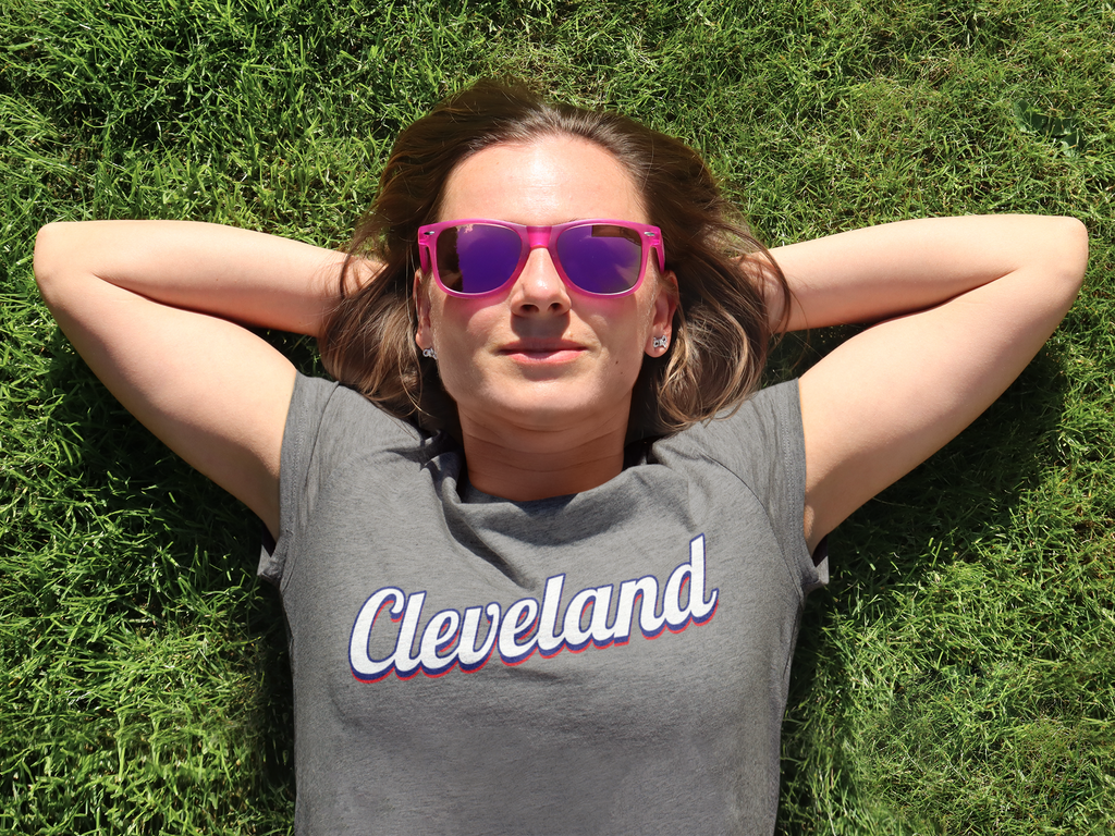 Vintage Cleveland Tee - Red, white & blue