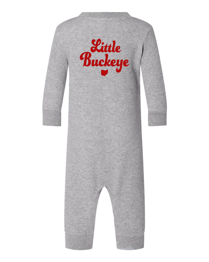 Little Buckeye Fleece Bodysuit - Mistakes on the Lake