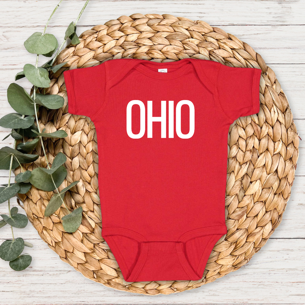 Block Ohio Baby Onesie