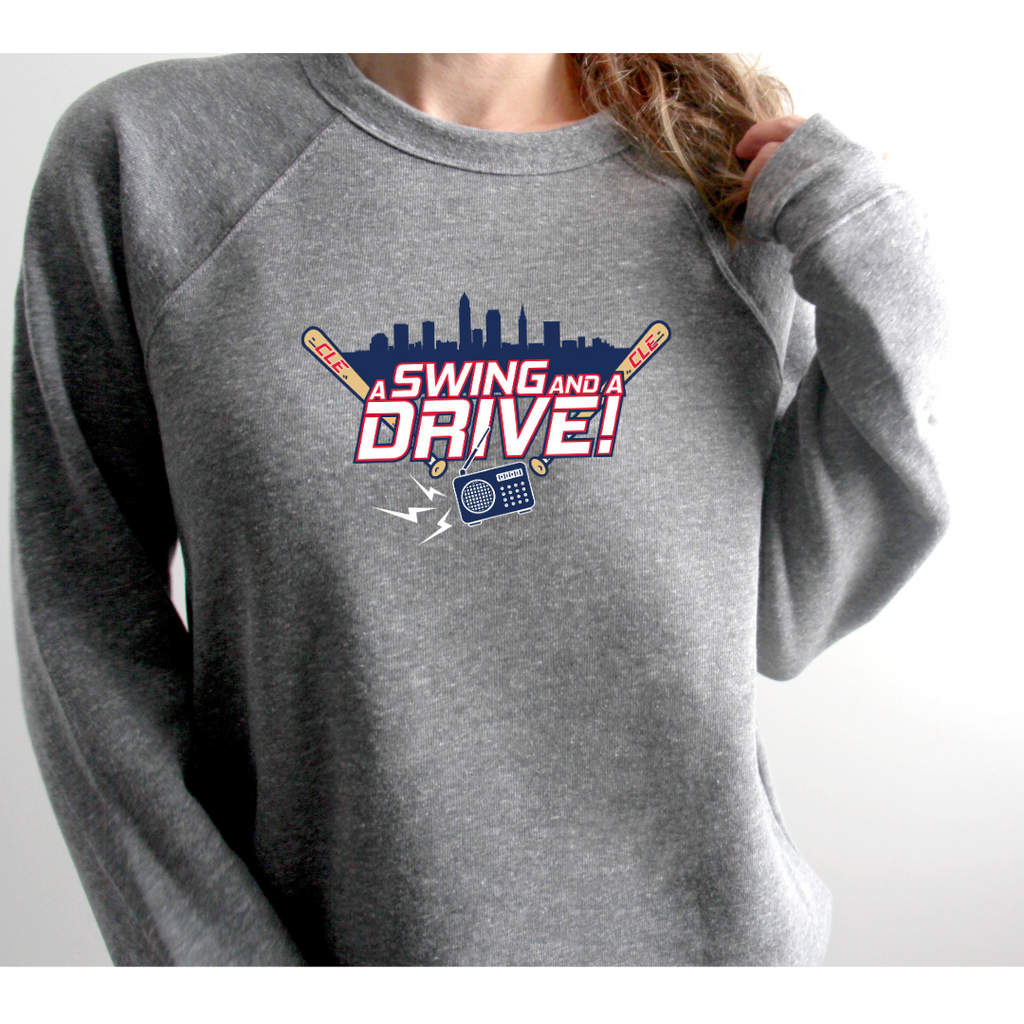 A swing and a drive Crewneck