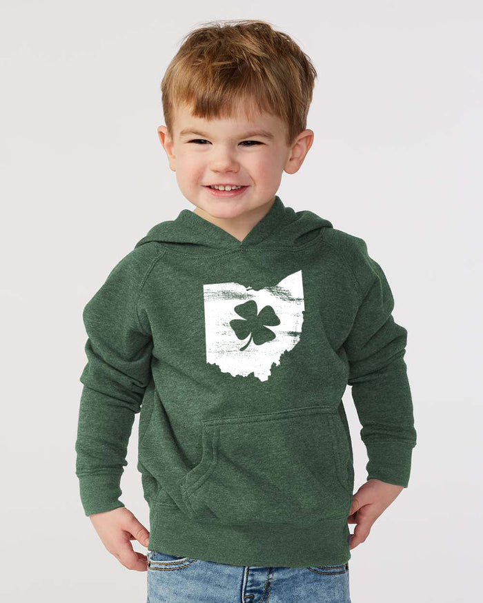 Ohio Shamrock Toddler Hoodie