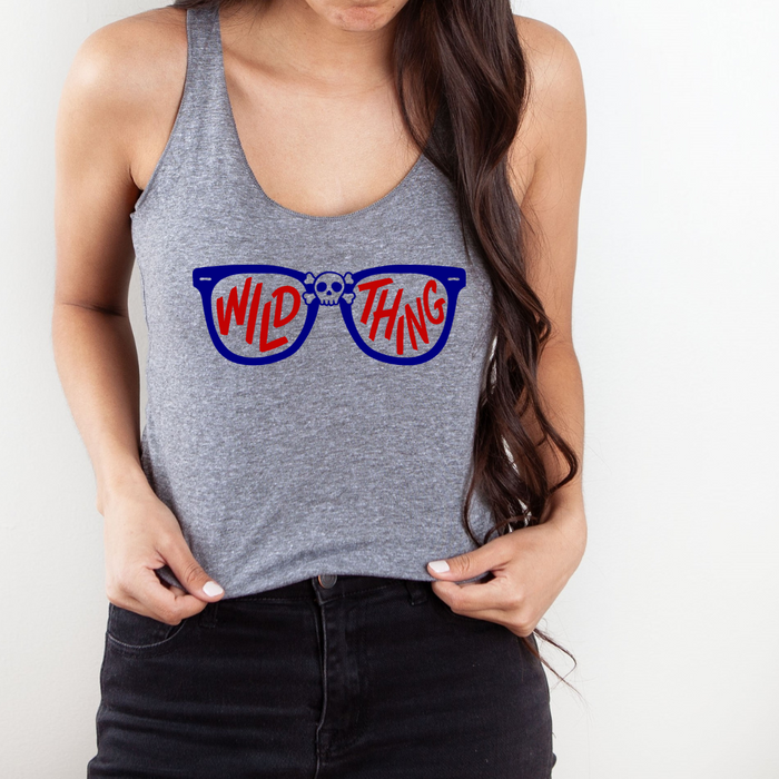 Wild Thing Glasses Tank Top