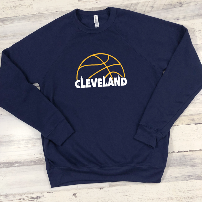 Cleveland Basketball Crewneck Sweatshirt - Mistakes on the Lake