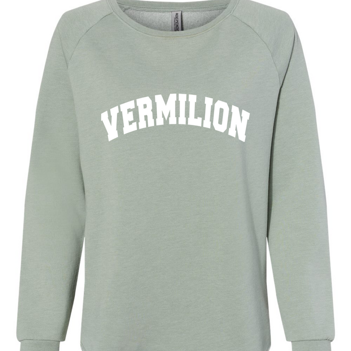 Vermilion wave wash Sweatshirt - Mistakes on the Lake