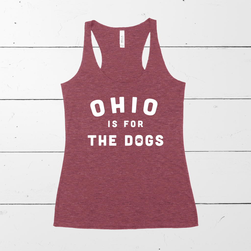 Ohio is for The Dogs Ladies Tank - Mistakes on the Lake